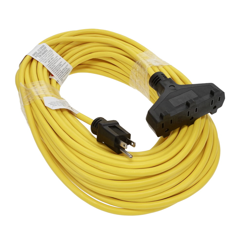 3-Outlet Power Extension Cord SJTW 14/3 3-Outlet Power Extension Cord SJTW 14/3
